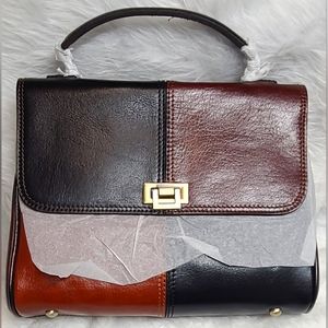 Patricia Nash Yoeky Top Handle - Vintage Colorblock